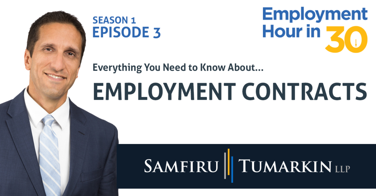 Employment Law Show TV S1 E3, Employment Contracts