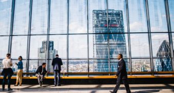 People in Fenchurch Street Setting