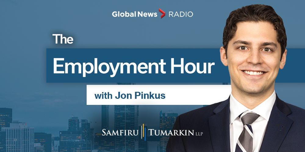 Employment Hour, Global News Radio, 640 Toronto, 900 CHML, 980 CFPL, Jon Pinkus