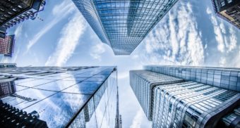 Three Glass Sky Scrapers