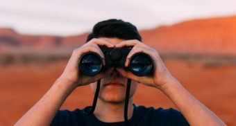 Man With Binoculars