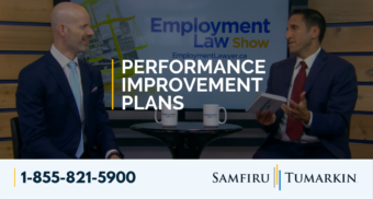 employment law show, performance improvement plan