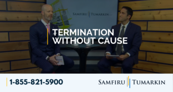 employment law show, termination without cause, lior samfiru