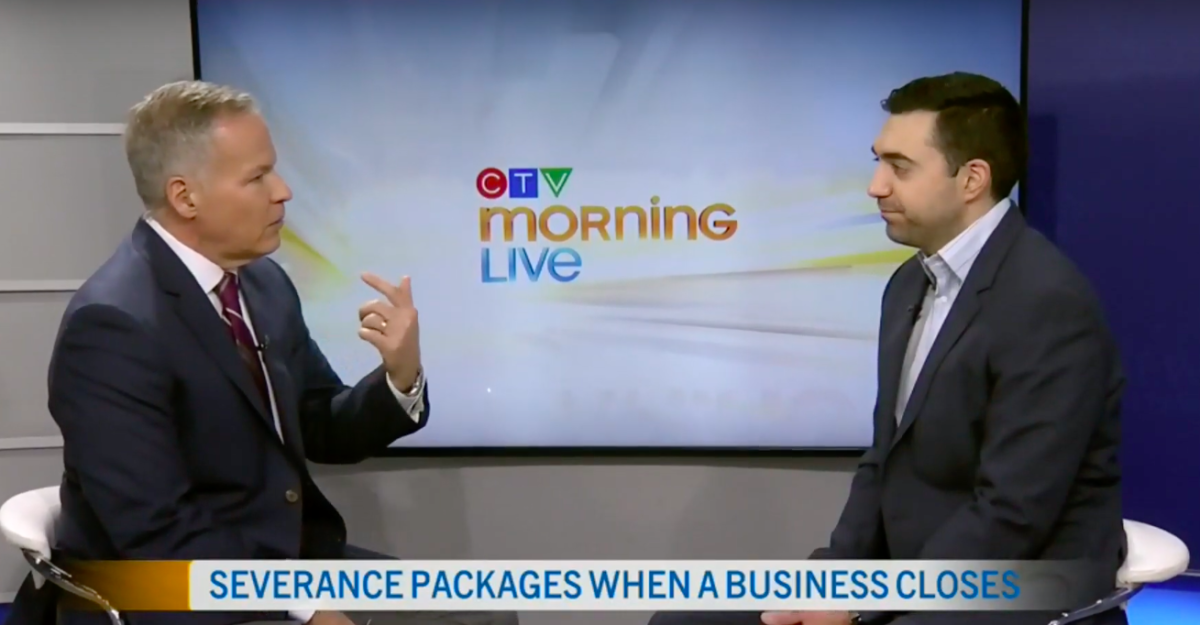 Severance Pay When a Business Closes CTV Samfiru Tumarkin LLP