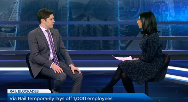 Employment lawyer Jon Pinkus is interviewed by Global's Farah Nasser about layoffs at Via Rail, and why they're owed severance pay.