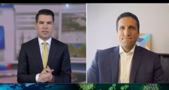 CTV News Ottawa anchor Matt Skube shares a Skype split screen with Employment Lawyer Lior Samfiru, Co-founding Partner at Samfiru Tumarkin LLP, for a televised interview about employment law.