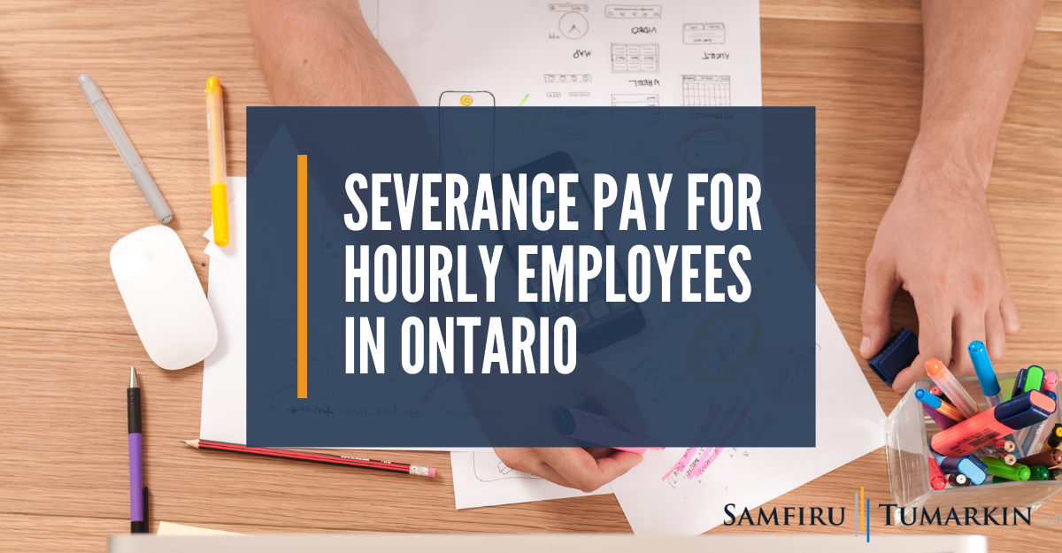 In case you are fired, is severance pay based on a month's usual