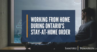 working from home during ontario stay-at-home order