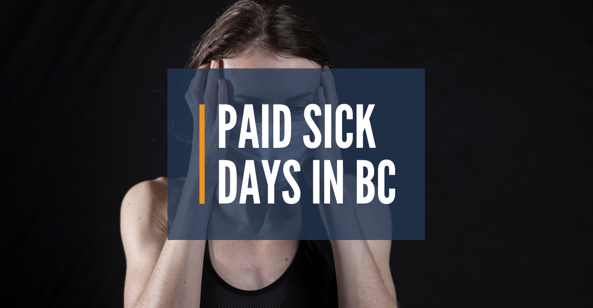 Paid Sick Days in BC, paid sick days bc