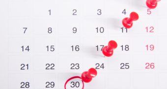 Countdown Calendar to represent working notice, working notice