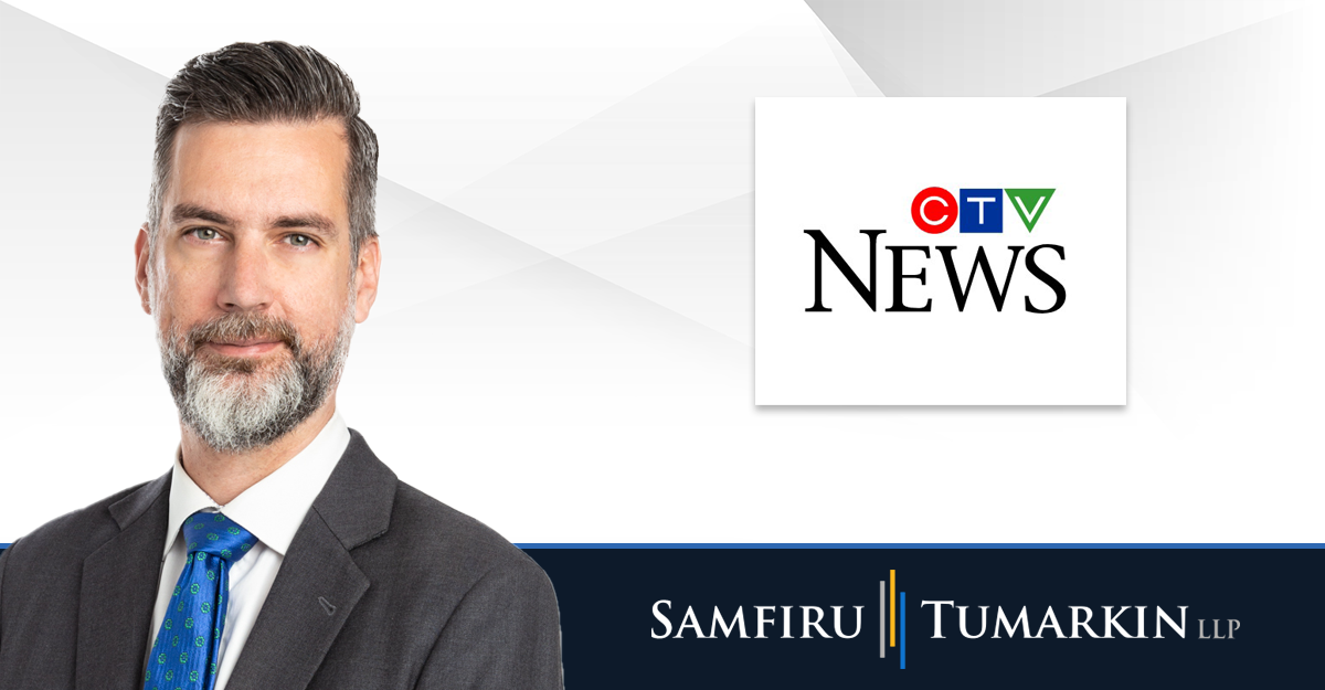 Severance for Nordstrom Employees Unlikely: Employment Lawyer on CTV News - Samfiru  Tumarkin LLP
