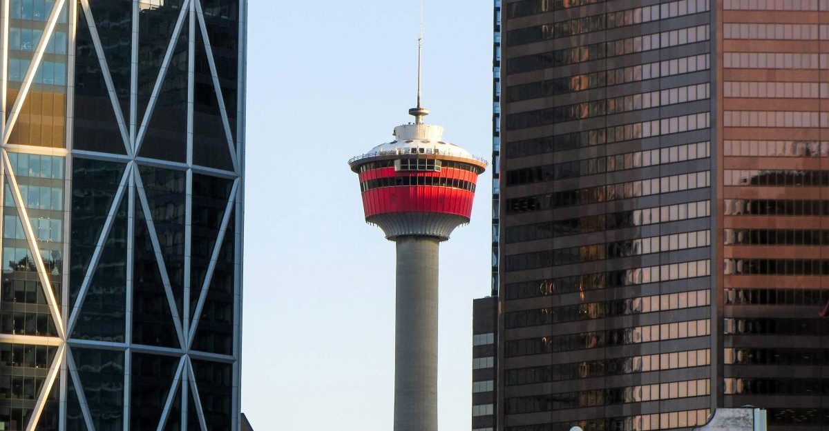 The Calgary Tower, in the downtown core where many non-unionized City of Calgary employees work.