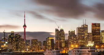 The Toronto skyline, where many non-unionized City of Toronto employees work.