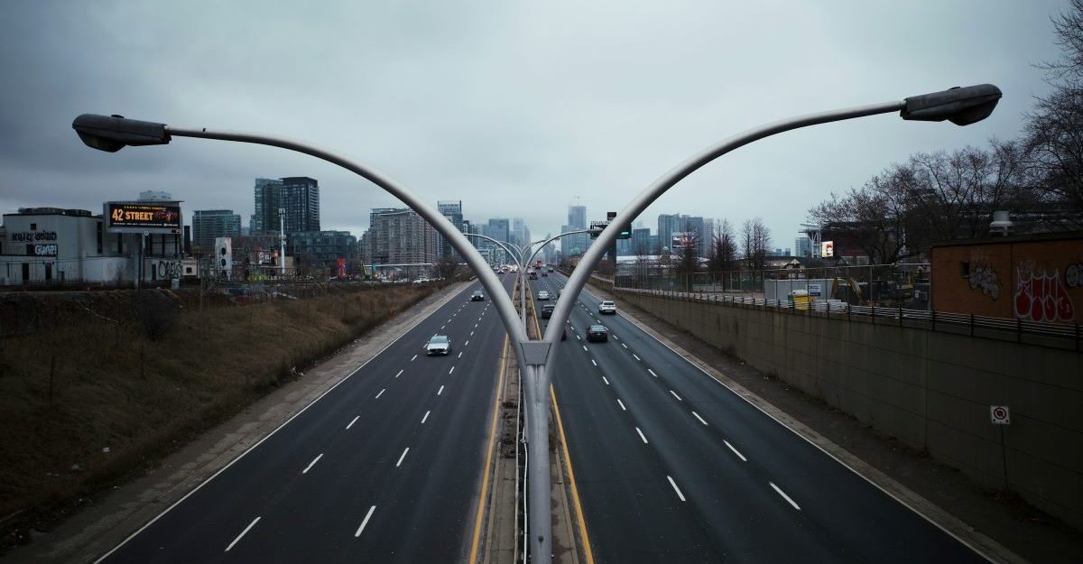 A 400-series highway in Ontario.