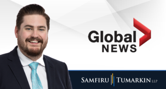 employment lawyer Travis Carpenter on Global News