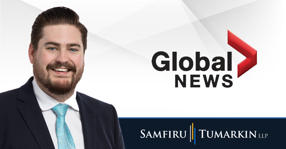 employment lawyer Travis Carpenter on Global News