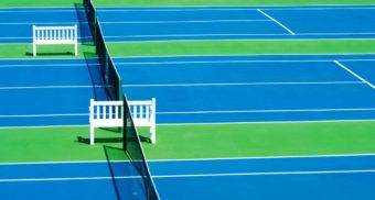 A photo of tennis courts. (Photo: Wil Seaman / Unsplash)