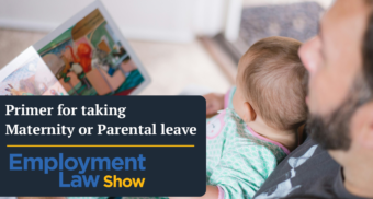 Parent with child reading book