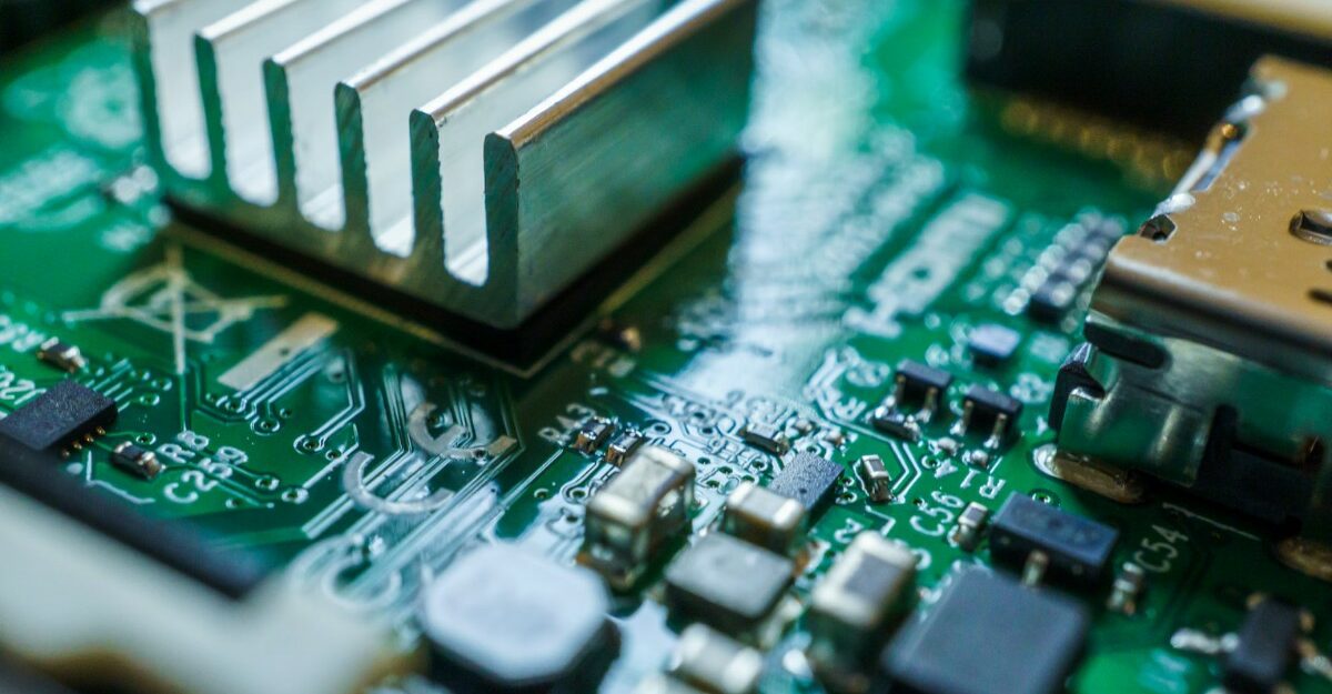 A close-up photo of a green and white computer ram stick. (Photo: S. Tsuchiya / Unsplash)