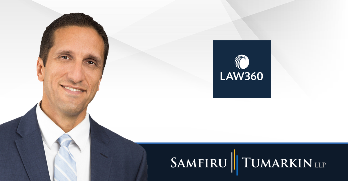 Employment lawyer Lior Samfiru with Law360 Canada