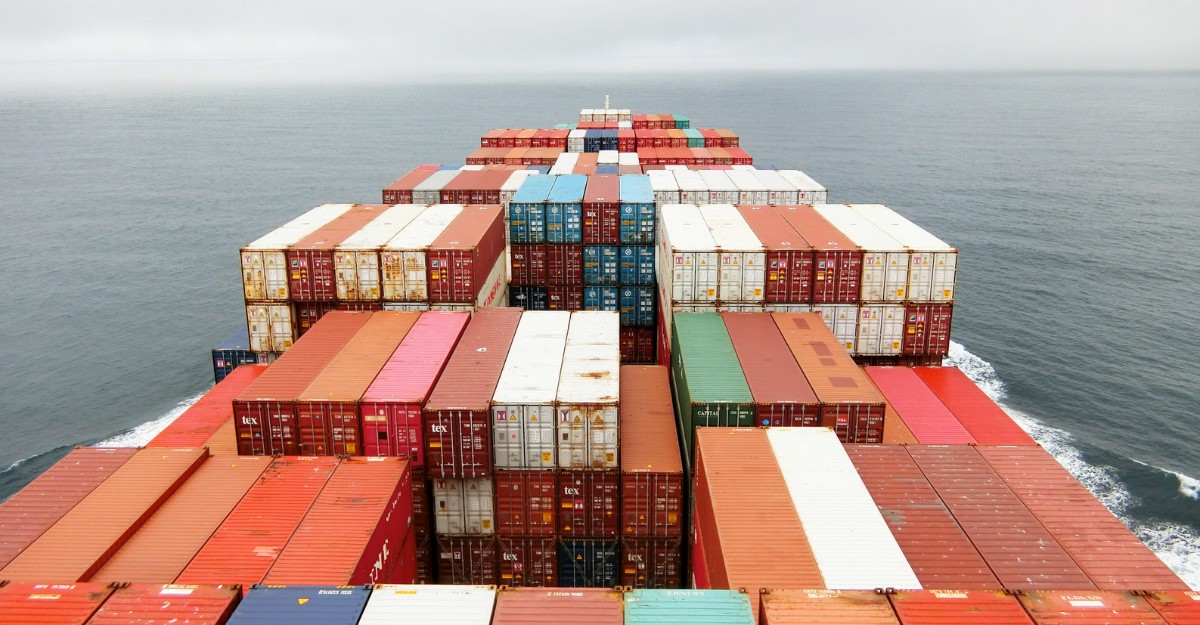 A photo of various containers on a cargo ship. (Photo: nessa_rin / Unsplash)