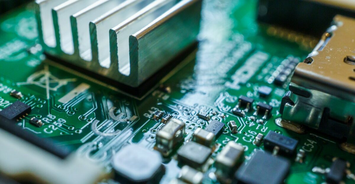 amd-acquiring-untether-ai-rights A close-up photo of a green and white computer ram stick. (Photo: S. Tsuchiya / Unsplash)