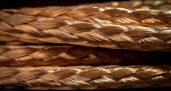 A photo of copper wire braided together. (Photo: calitore / Unsplash)