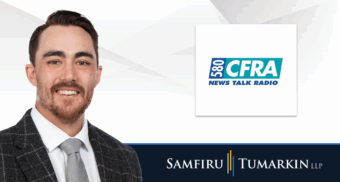 Employment lawyer Teilen Celentano and Newstalk 580CFRA