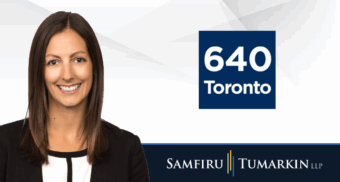 Employment lawyer Jennifer Corbett with 640 Toronto